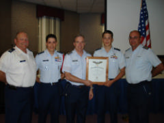 Cadet Dahms Receives Mitchell Award