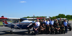  Lt. Col Fiedler assemble in front of CAP aircraft