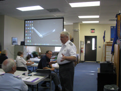 Lt Col Don Beckett Teaching Class