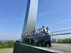 group photo at USAF Memorial