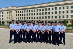 Cadets at Pentagon