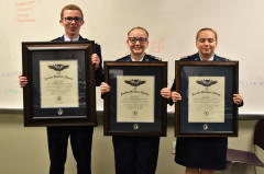 3 cadets hold awards