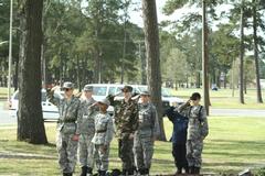 cadets salute