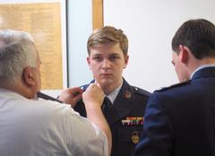 cadet being pinned
