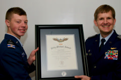 Cadet with Mitchell Award