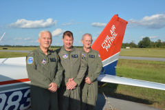 Halifax Composite Squadron air crew who found the missing vehicle.