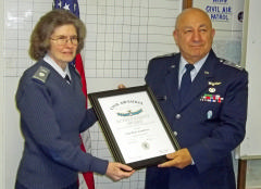 Lt. Col. Joyce Wright and Maj Mauro Capobianco
