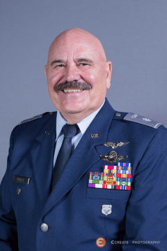 Incoming commander of the Asheville Composite Squadron, Lt Col Harald (Harry) Fiedler