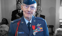 Col. Shook Receiving his Legion of Honor in 2012
